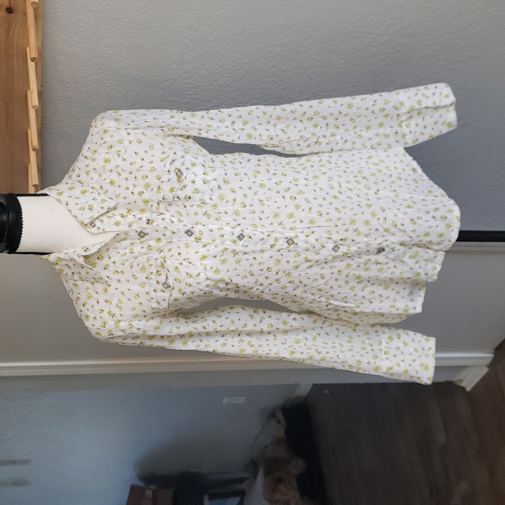 Roper button down shirt blouse